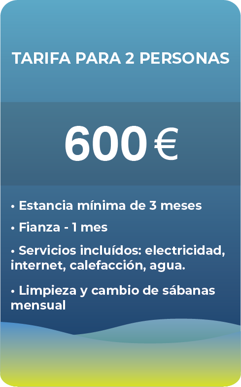 tarifas para dos personas